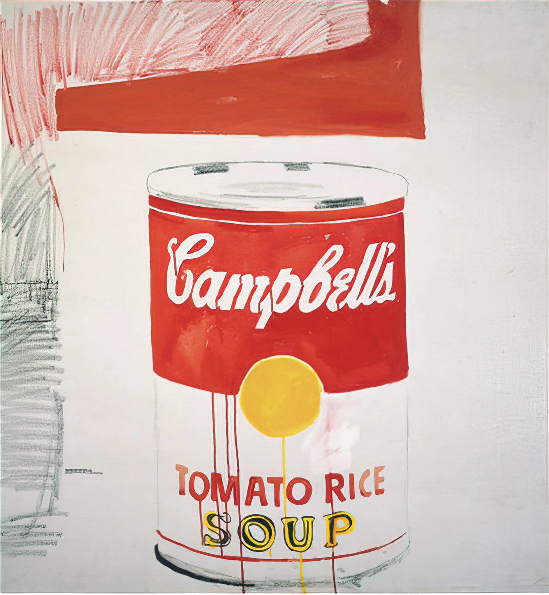Campbell's Soup Art Print: The Iconic Pop Art Masterpiece That Transformed Modern Culture - Campbell's Soup Can  Tomato Rice  by Andy Warhol