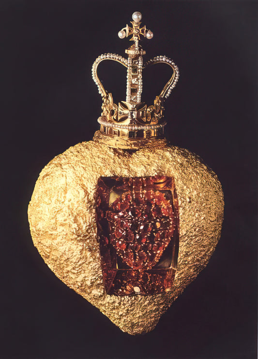 Canvas Salvador Dalí: The Surrealist's Mastery of Material and Vision - THE ROYAL HEART by Salvador Dali