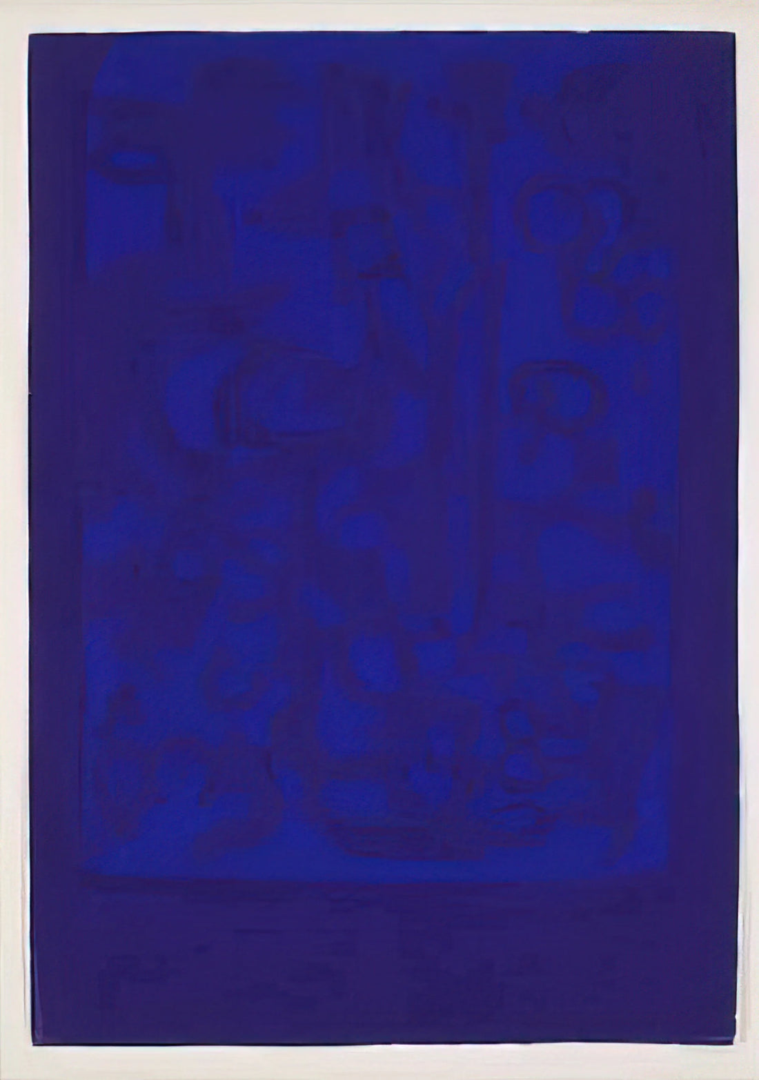 Carla Accardi Posters: A Vibrant Gateway to Post-War Italian Abstraction - Blue Viola - 1962 by Carla Accardi