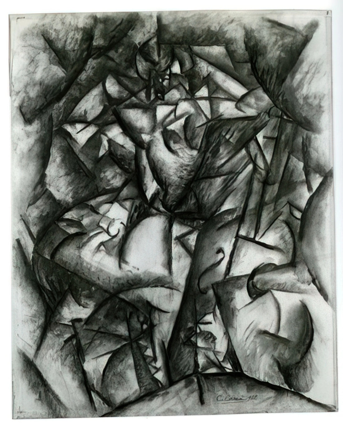 Carlo Carrà: The Revolutionary Journey of a Futurist Master - CONCERT CAFE 1912 by Carlo Carra