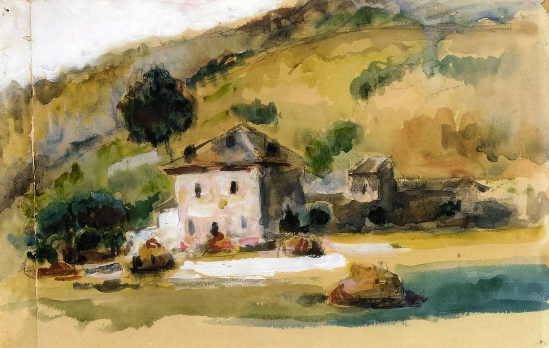 Cézanne Houses: The Architectural Vision of a Modern Master - Near Aix En Provence by Paul Cézanne