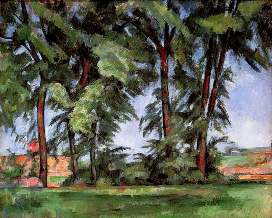 Cézanne Lithograph: A Collector's Guide to the Artist's Rare Printmaking Legacy - Tall Trees at the Jas de Bouffan by Paul Cézanne