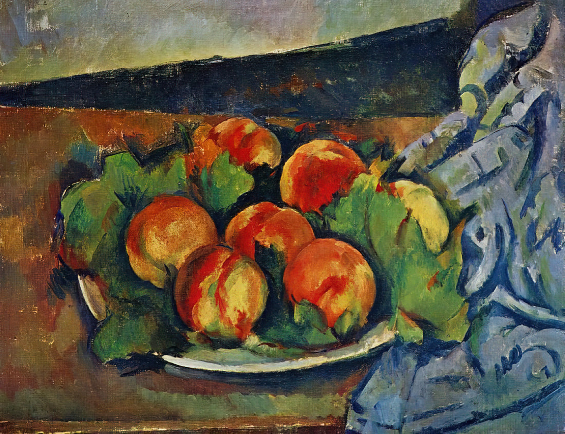 Cezanne Paul Paintings: The Architect of Modern Art and His Enduring Legacy - Dish of Peaches by Paul Cézanne