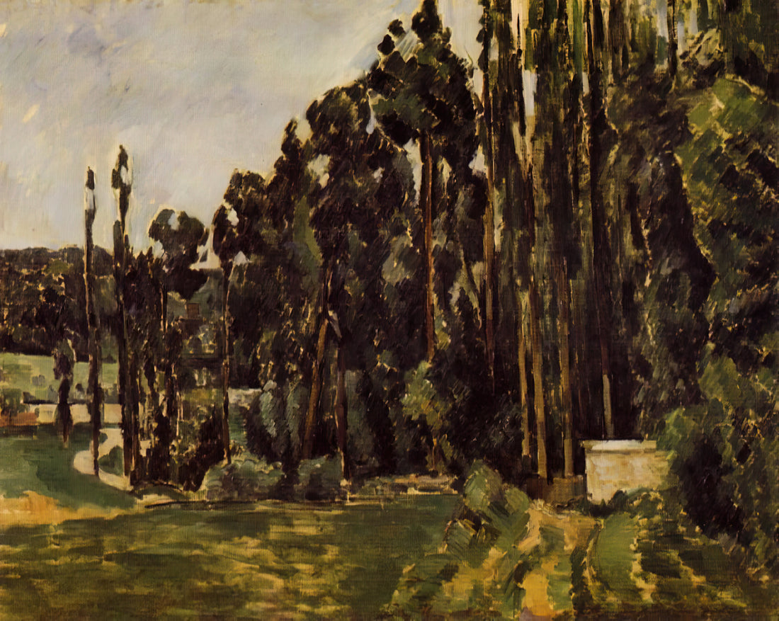 Cézanne's Abstract Art: The Bridge to Modernism - Poplars by Paul Cézanne