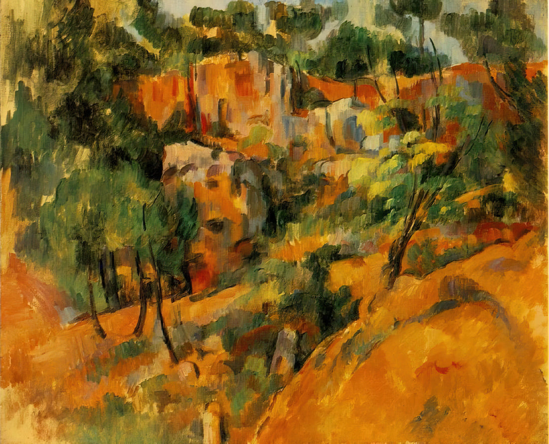 Cézanne's La Montagne Sainte-Victoire: The Mountain That Changed Modern Art - Corner of Quarry by Paul Cézanne