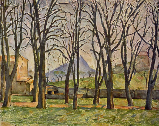 Cézanne's Mont Sainte-Victoire: The Mountain That Changed Modern Art - Chestnut Trees at the Jas de Bouffan by Paul Cézanne