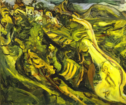 Chaim Soutine Portraits: The Distorted Soul of Expressionism - ROAD AT CAGNES by Chaim Soutine