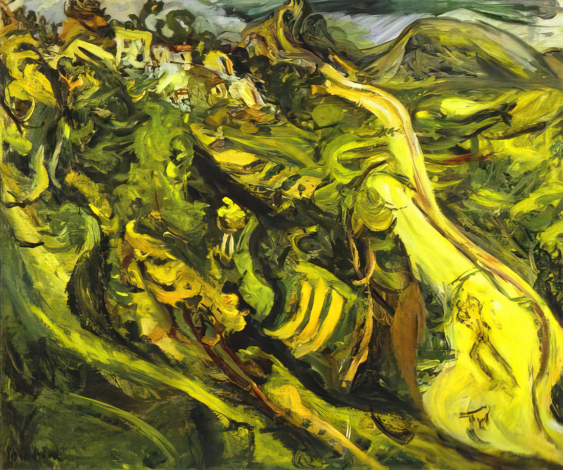 Chaim Soutine: The Tormented Genius of Expressionist Painting - ROAD AT CAGNES by Chaim Soutine