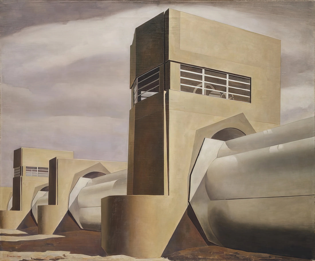 Charles Sheeler Across Media: The Precisionist Visionary in Photography, Painting, and Printmaking - Water - 1945 by Charles Sheeler