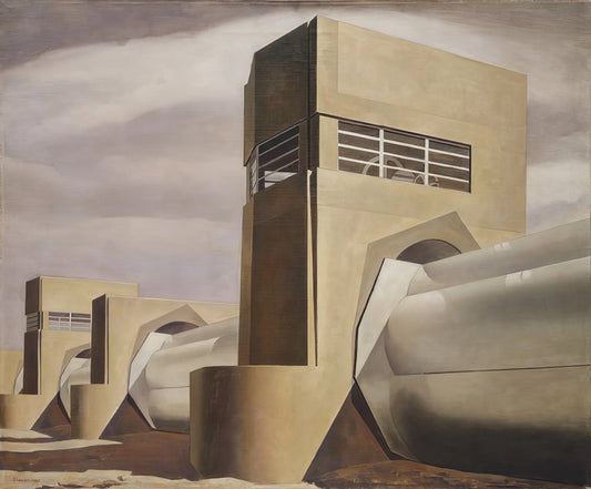 Charles Sheeler Across Media: The Precisionist Visionary in Photography, Painting, and Printmaking - Water - 1945 by Charles Sheeler