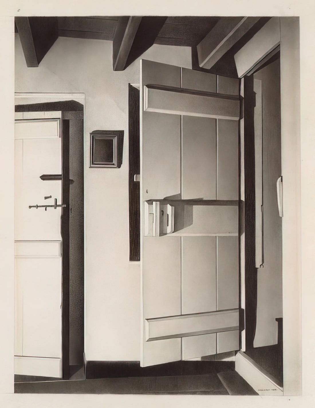 Charles Sheeler: The Precisionist Visionary Who Redefined American Modernism - The Open Door - 1932 by Charles Sheeler