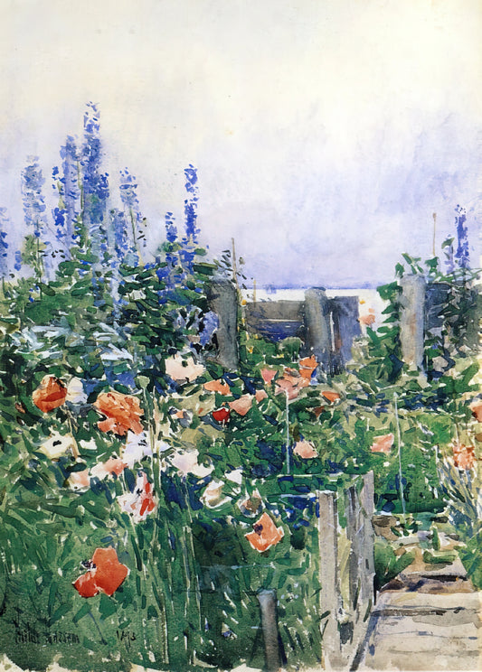 Childe Hassam Art Prints: A Collector's Guide to American Impressionism - Home of the Hummingbird by Childe Hassam