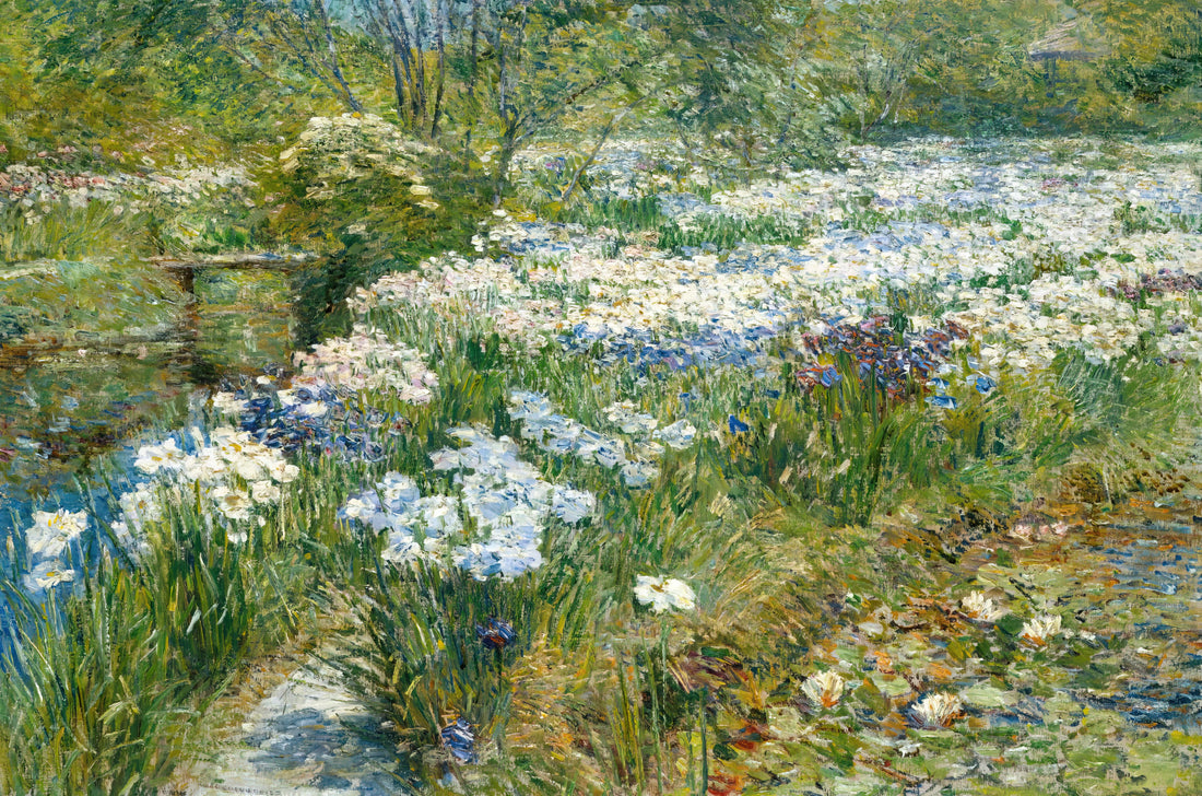 Childe Hassam Art Prints: Bringing American Impressionism to Your Home - The Water Garden by Childe Hassam