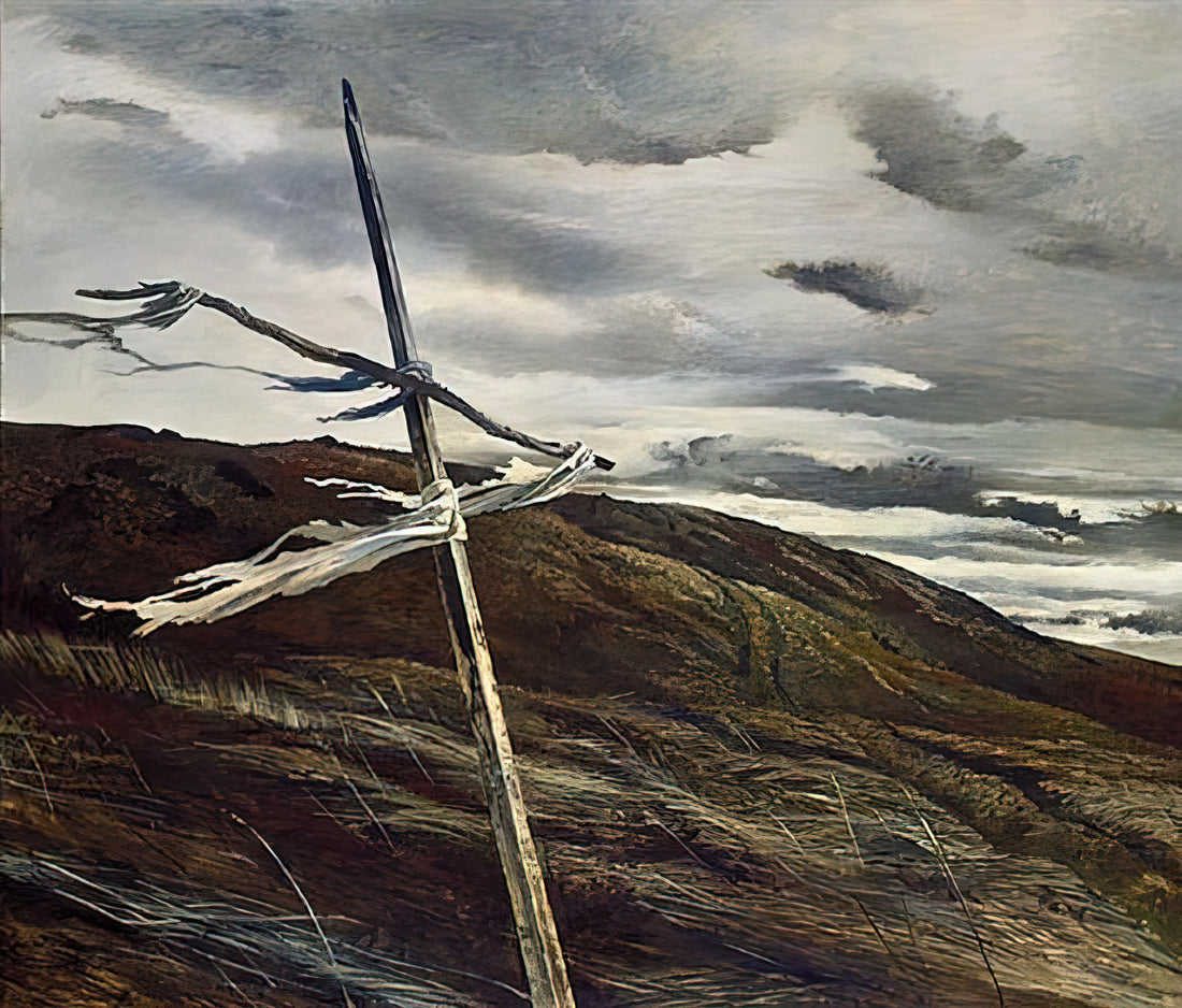 Christina Olson: Her World Beyond the Canvas and the Legacy of Wyeth's Muse - DODGES RIDGE 1947 by Andrew Wyeth