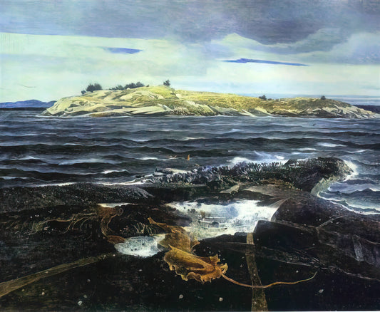 Christina's World by Andrew Wyeth: An Icon of American Realism and Its Enduring Legacy - LITTLE CALDWELLS ISLAND by Andrew Wyeth