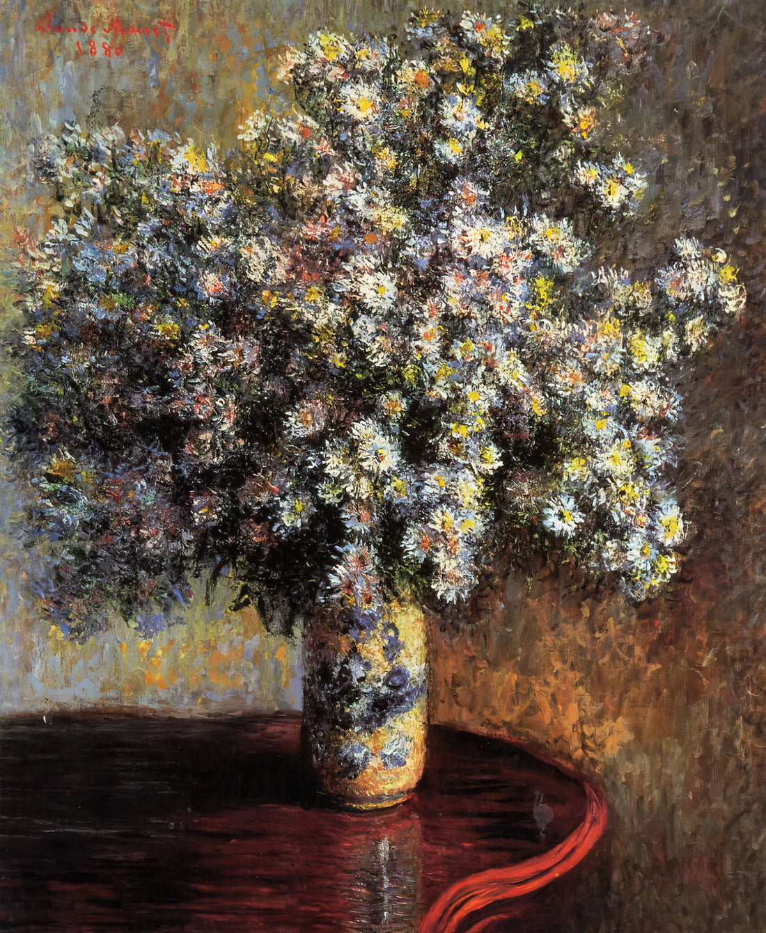 Claude Monet Landscape: The Visionary Architect of Light and Impression - Asters by claude monet