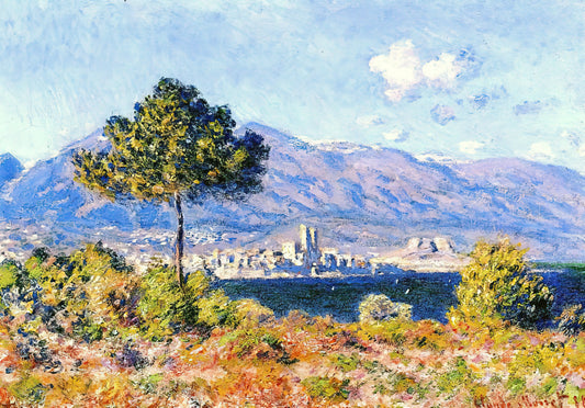 Claude Monet Limited Edition Prints: A Collector's Guide to Authentic Impressionist Art - View of Antibes from the Plateau Notre-Dame by claude monet