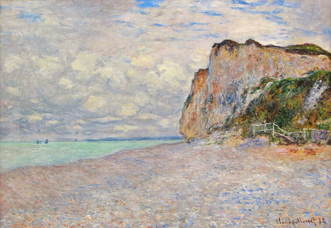 Claude Monet Lithograph: A Collector's Guide to the Impressionist Master's Print Legacy - Cliffs near Dieppe by claude monet