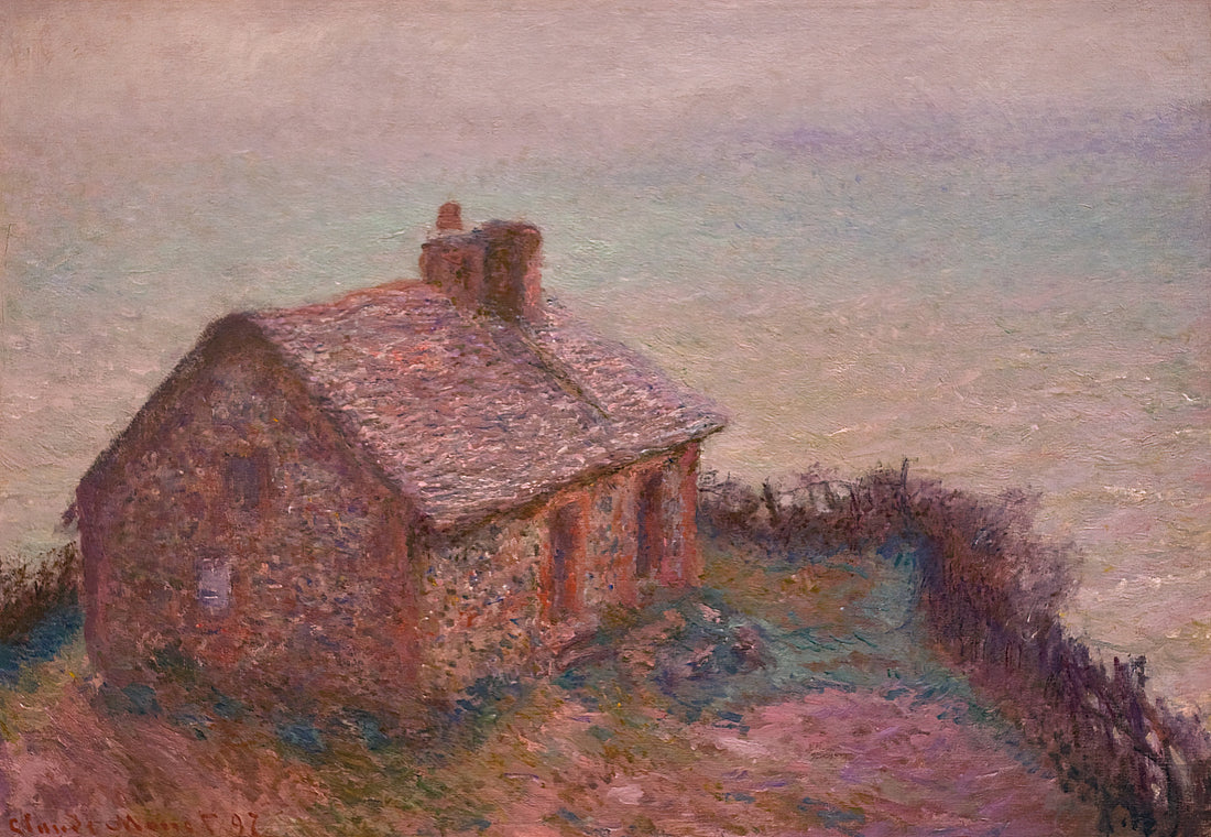 Claude Monet Nymphéas Print: A Collector's Guide to Water Lily Masterpieces - Customs House at Varengaville by claude monet