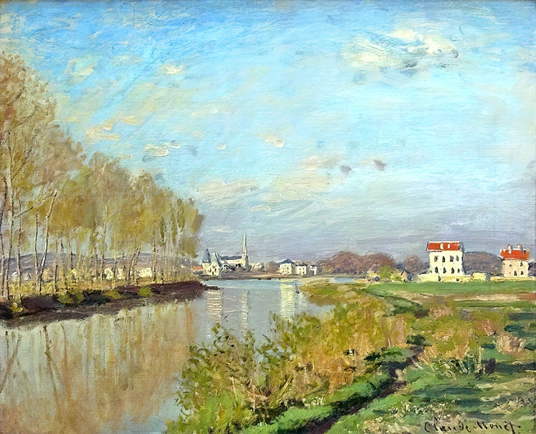 Claude Monet Posters for Sale: A Curator's Guide to Authentic Impressionist Art Prints - Argenteuil, The Seine by claude monet