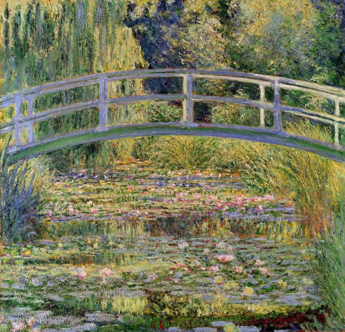 Claude Monet Posters: Bringing Impressionist Masterpieces to Your Space - The Japanese Bridge The Water-Lily Pond by claude monet