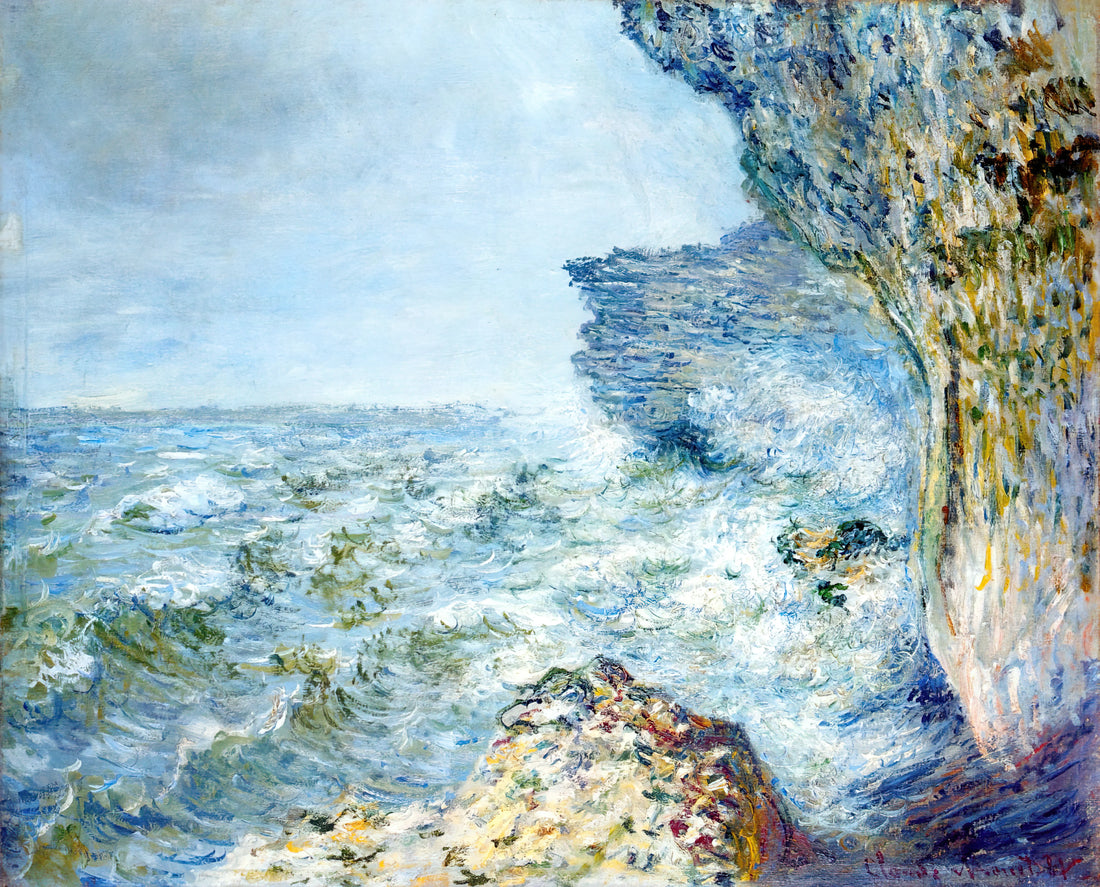 Claude Monet Seascapes: The Revolutionary Vision of Light, Water, and Atmosphere - The Sea at Fecamp by claude monet