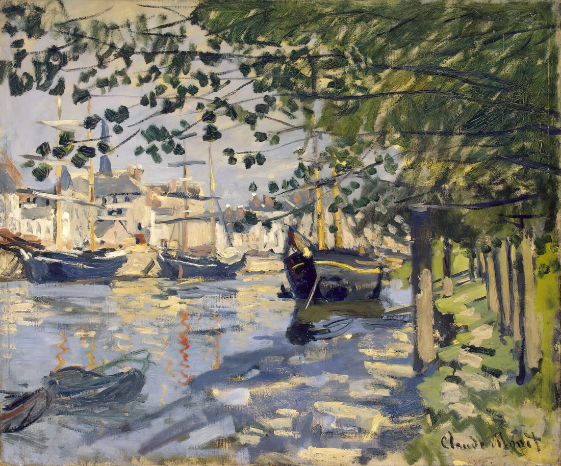 Claude Monet Water Lilies 1914-26: The Culmination of Impressionist Vision - Seine at Rouen by claude monet