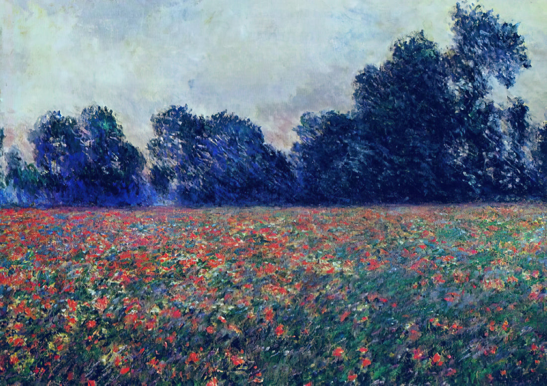 Claude Monet and Impressionism: The Revolutionary Vision That Changed Art Forever - Poppies at Giverny by claude monet