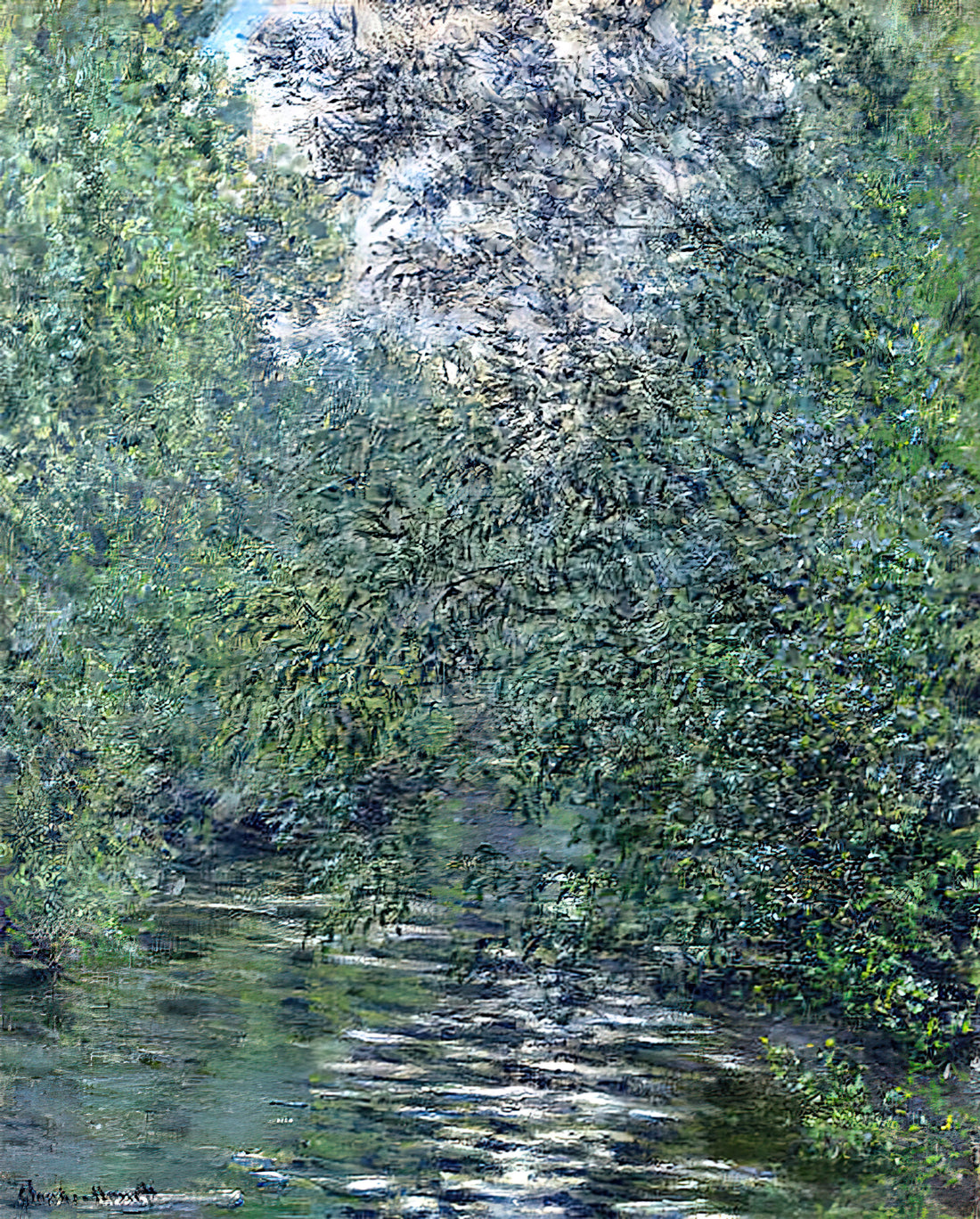 Claude Monet's Water Lilies: A Deep Dive into the Artist's Most Famous Paintings - The Willows on the River by claude monet