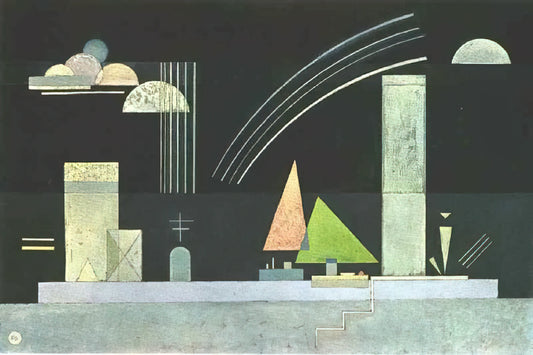 Composition V by Kandinsky: A Revolutionary Leap into Pure Abstraction - AT REST by Wassily Kandinsky
