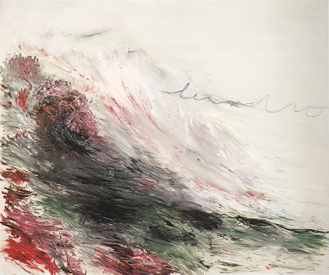 Cy Twombly Lepanto: Deciphering the Master's Epic Naval Battle Series - Hero and Leandro  A Painting in Four Parts  Part I by Cy Twombly