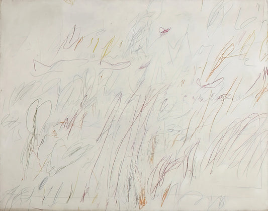 Cy Twombly at The Broad: A Monumental Encounter with Myth, Memory, and Mark-Making - Sunset by Cy Twombly