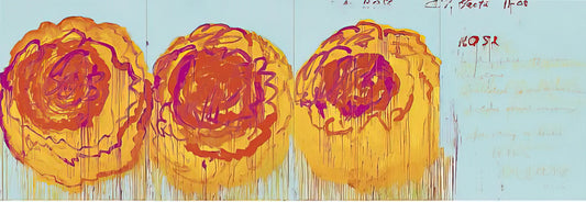 Cy Twombly at the Pompidou: A Definitive Exploration of the Artist's Legacy and Influence - The Rose  I  by Cy Twombly