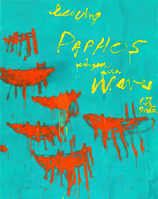 Cy Twombly: Making Past Present in Contemporary Art - Leaving Paphos Ringed With Waves V by Cy Twombly