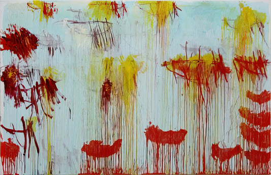 Cy Twombly: The Enigmatic Power of Scribbles, Myths, and Memory in Painting - Lepanto, Part XI by Cy Twombly