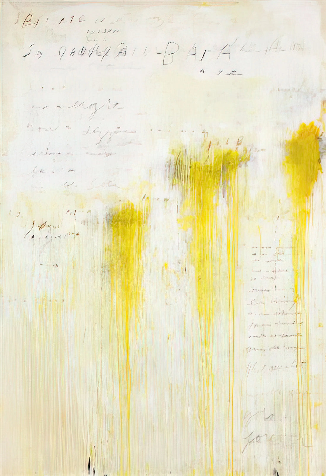 Cy Twombly: The Poet of Gesture and Myth in Modern Art - Quattro Stagioni II. Estate by Cy Twombly