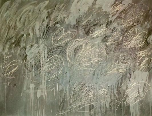 Cy Twombly's Rose Paintings: A Study in Poetic Abstraction and Artistic Legacy - III Notes from Salalah,  Note II  by Cy Twombly