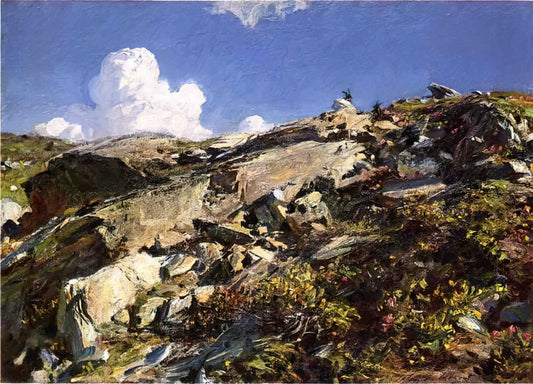 Daisy Leiter by John Singer Sargent: A Portrait of Gilded Age Elegance - In the Alps by John Singer Sargent
