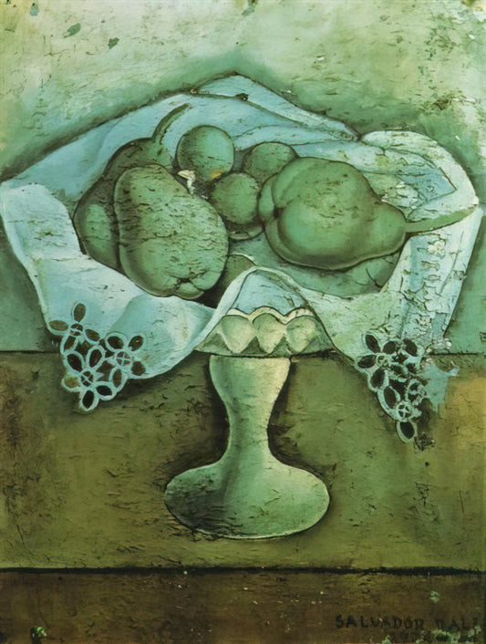 Dali Abraham Lincoln Print: Surrealist Vision and Optical Illusion Masterpiece - STILL LIFE 6 by Salvador Dali