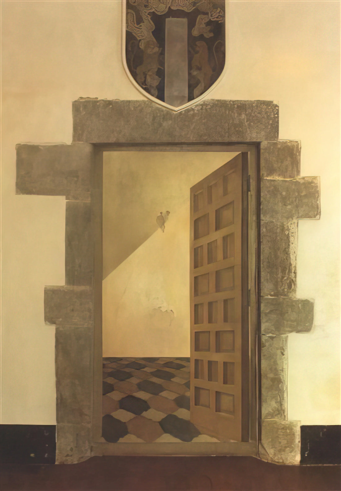 Dali Exhibition Poster: A Collector's Guide to Surrealist Masterpieces - OVERTURE IN TROMPE L OEIL by Salvador Dali