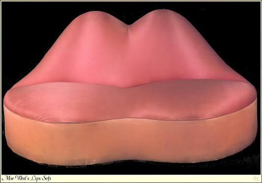 Dali Reproductions: A Guide to Museum-Quality Prints of Surrealist Masterpieces - MAE WEST LIPS SOFA 1937 by Salvador Dali