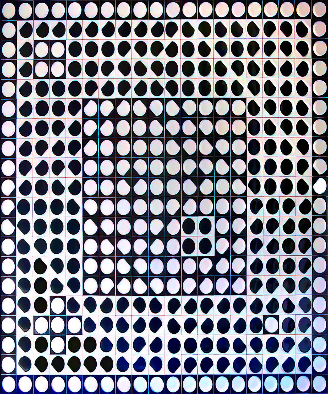 David Bowie and Victor Vasarely: When Pop Met Op Art in a Cosmic Collision - Caopeo - 1964 by Victor Vasarely