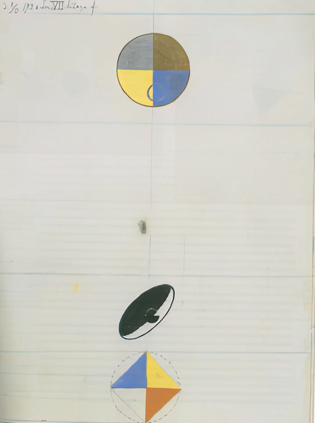 David Zwirner & Hilma Af Klint: The Gallery That Championed a Visionary - SERIES NO VII NO 3F 1920 by Hilma af Klint