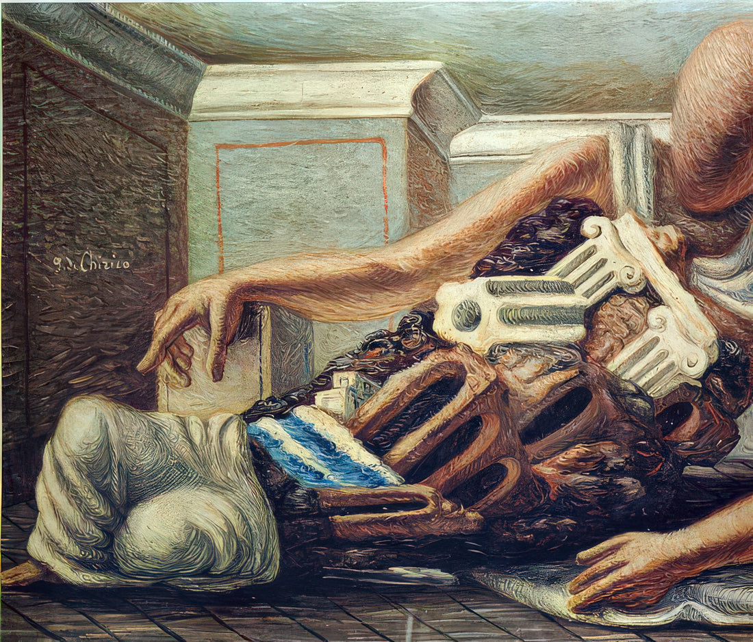 De Chirico Drawings: The Architectural Dreams and Metaphysical Sketches of Giorgio de Chirico - ARCHAEOLOGIST by Giorgio de Chirico