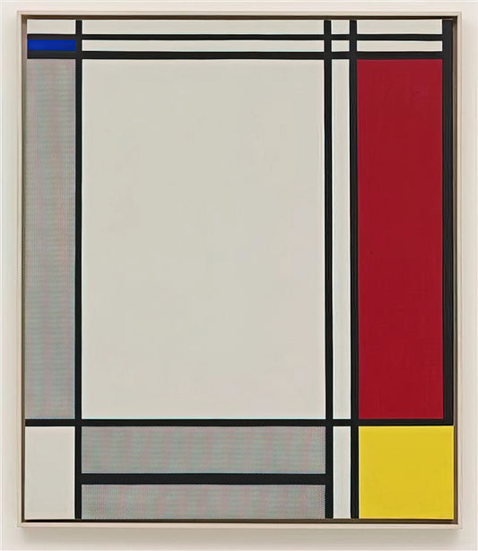 Deconstructing Lichtenstein: The Pop Art Pioneer Who Transformed Comics into Fine Art - NON OBJECTIVE I 1964 by Roy Lichtenstein