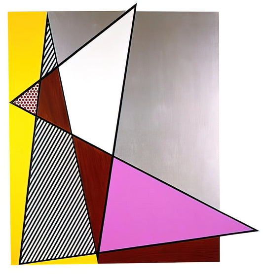 Deconstructing an Icon: Roy Lichtenstein's "Cow Going Abstract" - IMPERFECT PAINTING 1986 by Roy Lichtenstein