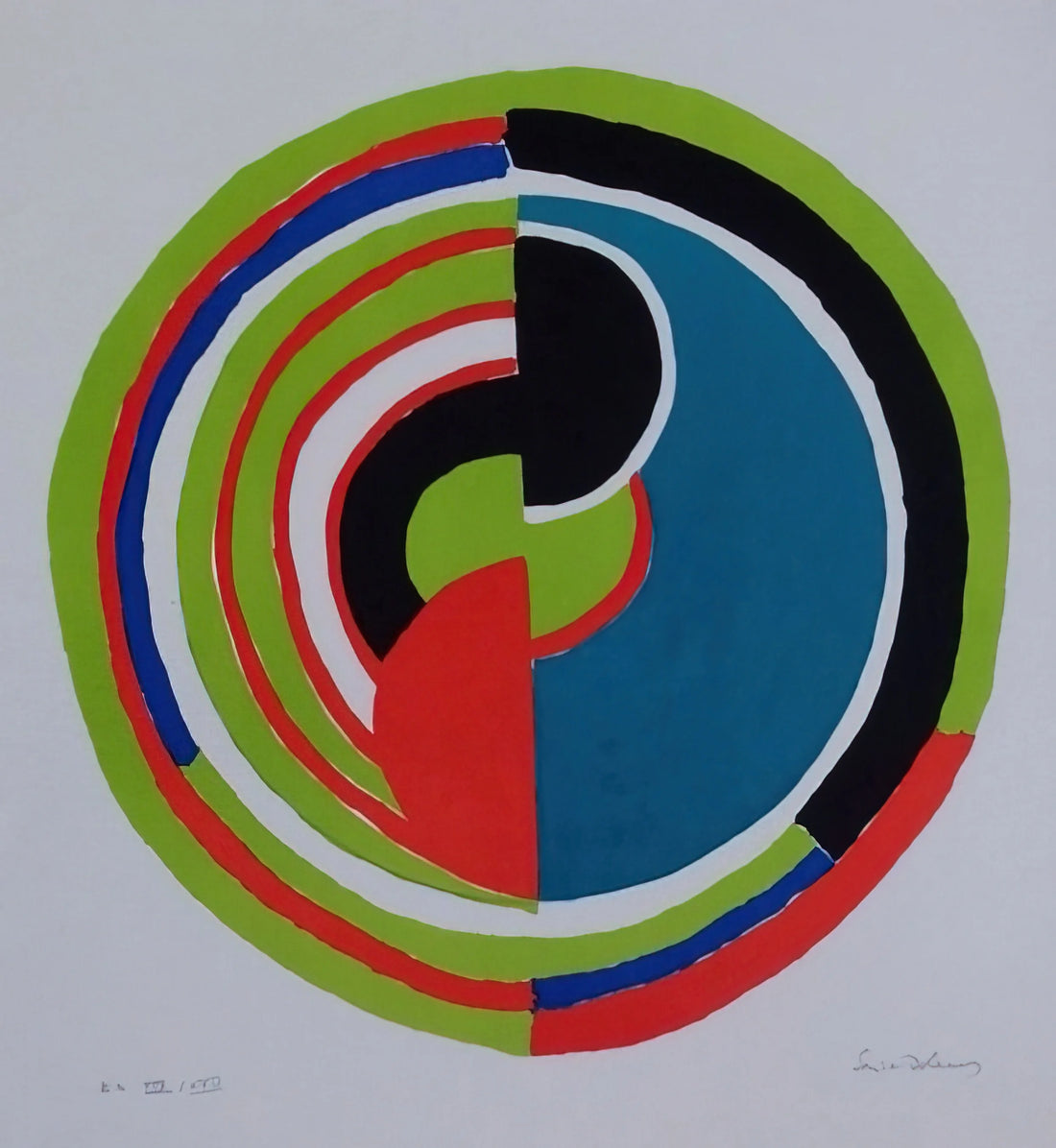 Delaunay Prints: A Vibrant Legacy of Orphism in Modern Art - ABSTRACT SWIRL by Sonia Delaunay