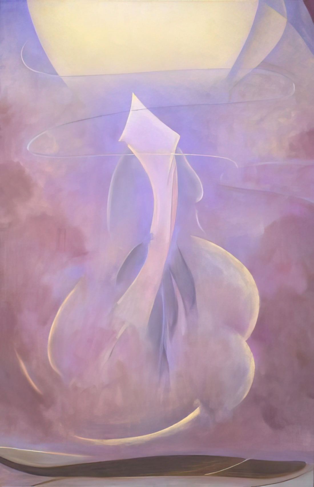 Desert Transcendentalist: The Art of Solitude, Light, and Spiritual Landscape - Ascent aka Liberation - 1946 by Agnes Lawrence Pelton