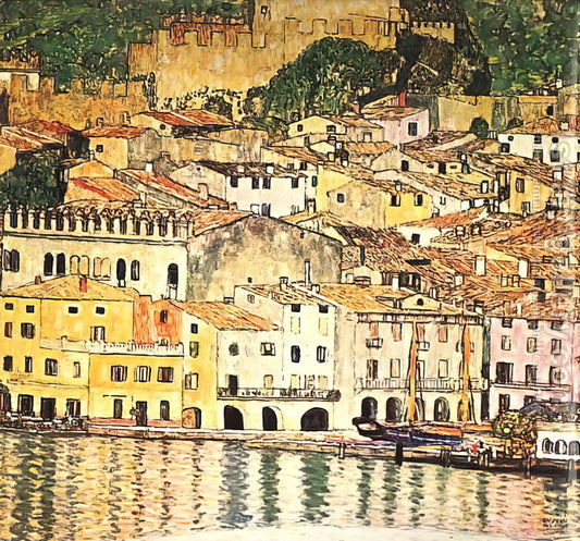 Diamond Painting Klimt: A Modern Twist on Gustav Klimt's Golden Masterpieces - MALCESINE ON LAKE GARDA by Gustav Klimt