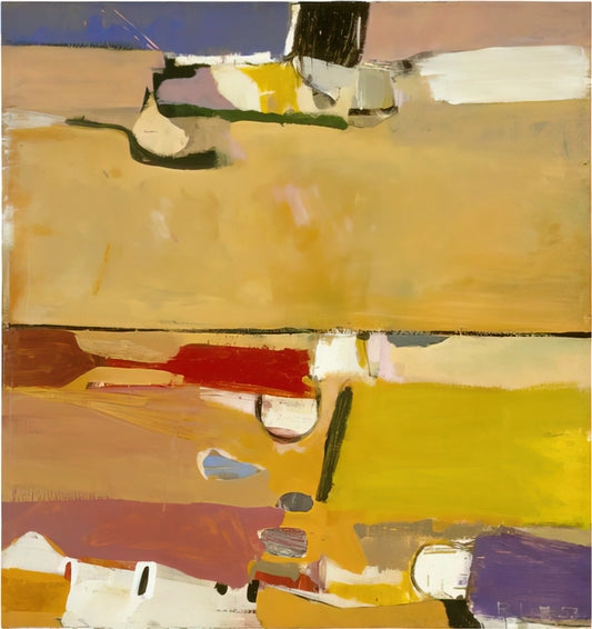 Diebenkorn Abstract: The Evolution of an American Master's Vision - A Day at the Races by Richard Diebenkorn